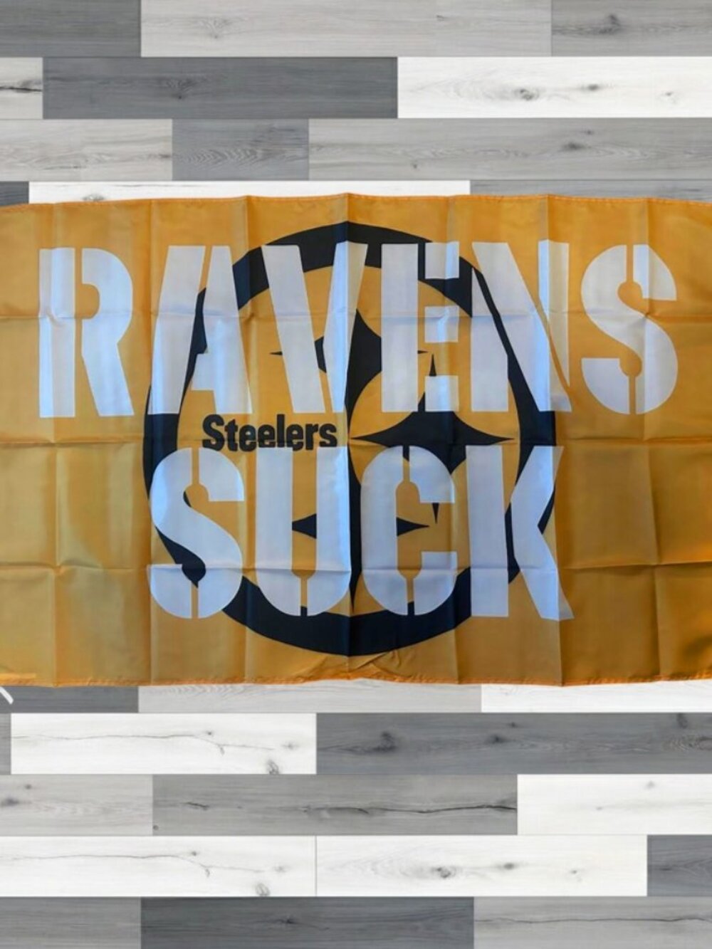 Pittsburgh Steelers Ravens Suck 3x5 Flag Banner